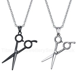 Unisex Titanium Pendant Scissors PN-741