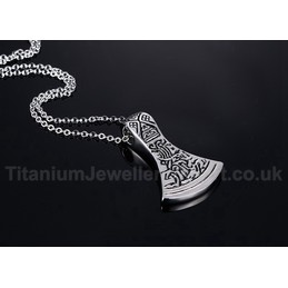 Men's Titanium Pendant Ax PN-492