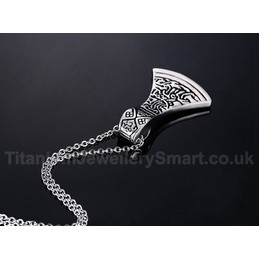 Men's Titanium Pendant Ax PN-492