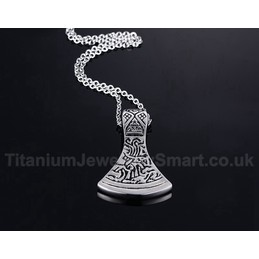 Men's Titanium Pendant Ax PN-492