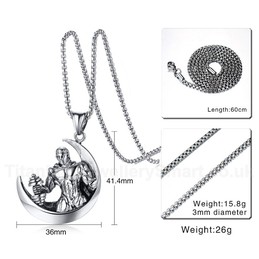 Men's Titanium Pendant Sport Dumbbell PN-953S