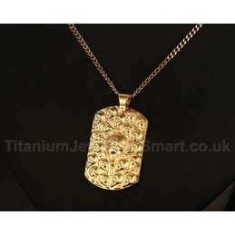 Men's Titanium Pendant 44 mm Tag Punk PN-585