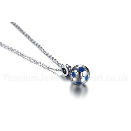 Unisex Titanium Pendant Football Sport PN-1055