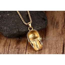 Unisex Titanium Pendant Skull PN-140