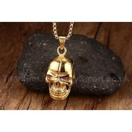 Unisex Titanium Pendant Skull PN-140
