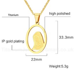 Women's Titanium Pendant 33.3 mm PN-660