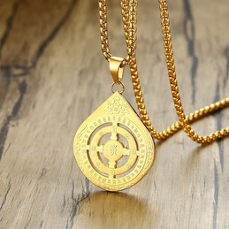Men's Titanium Pendant Drop Shape PN-1104