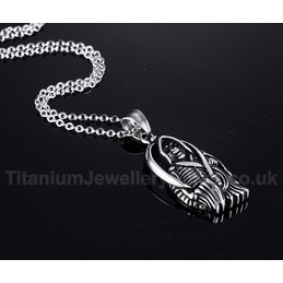 Men's Titanium Pendant Scythe Death PN-464