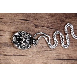 Men's Titanium Pendant Lion PN-157