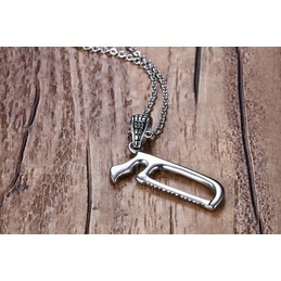 Men's Titanium Pendant 36 mm Saw PN-690S