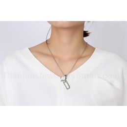 Men's Titanium Pendant 36 mm Saw PN-690S