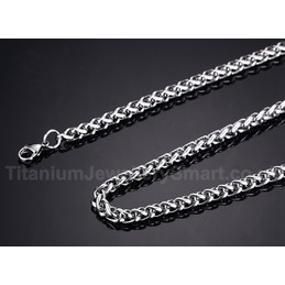 Men's Titanium Necklace 5 mm NC-154