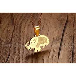 Men's Titanium Pendant 26 mm Elephant PN-688