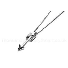 Men's Titanium Pendant 50 mm Arrow PN-852S
