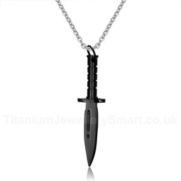 Men's Titanium Pendant Sword Dagger PN-282