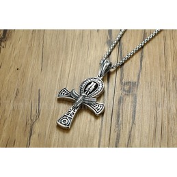 Men's Titanium Pendant The Ankh Cross PN-1038