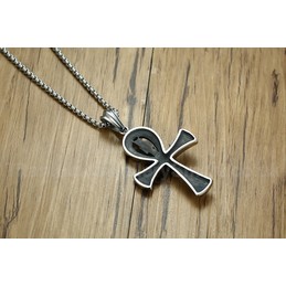 Men's Titanium Pendant The Ankh Cross PN-1038