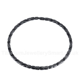 Men's Titanium Necklace 8 mm Magnet CNC-004