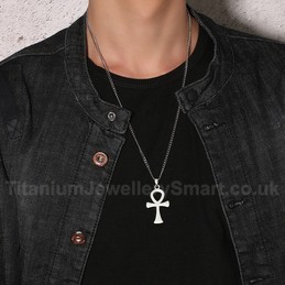 Unisex Titanium Pendant The Ankh Cross PN-986