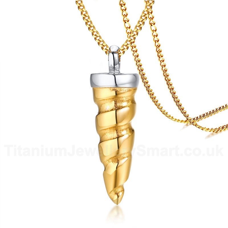 Unisex Titanium Pendant Unicorn PN-1122
