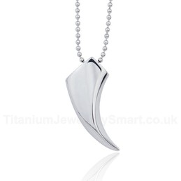 Men's Titanium Pendant Wolf's Fangs PN-122
