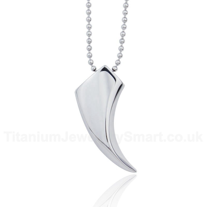 Men's Titanium Pendant Wolf's Fangs PN-122