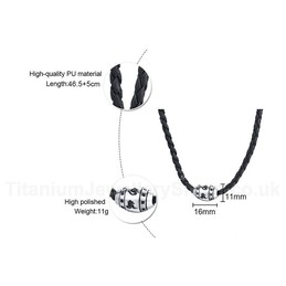 Women's Titanium Pendant 11 mm Black PN-930
