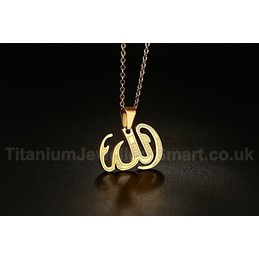 Men's Titanium Pendant 18.4 Allah PN-631