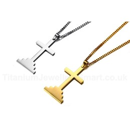 Men's Titanium Pendant Cross Punk Cross PN-867