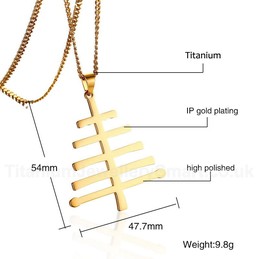 Men's Titanium Pendant PN-840