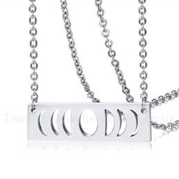 Unisex Titanium Pendant Hollow Tag NC-378