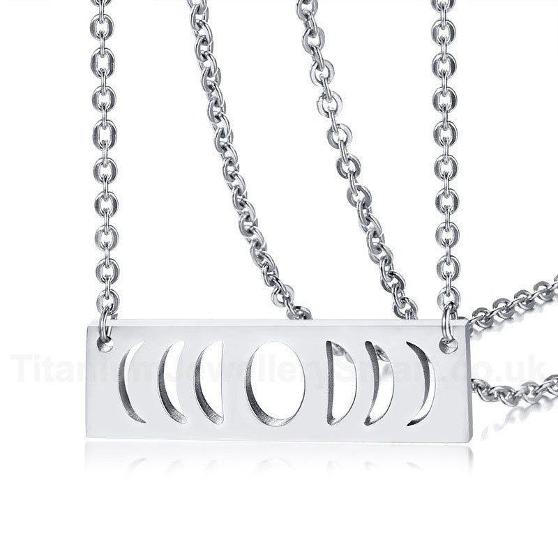 Unisex Titanium Pendant Hollow Tag NC-378