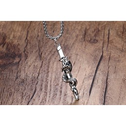 Men's Titanium Pendant 53.4 mm Chinese Dragon PN-713