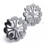 Cute Flower Titanium Earrings 18571