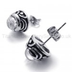 Retro Titanium Earrings 20255