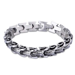 Mens Titanium Chain Bracelet