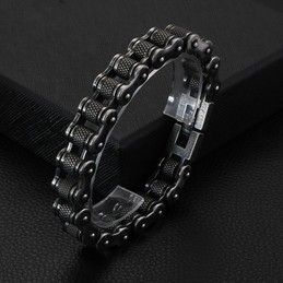  men's titanium biker chain bicycle bracelet