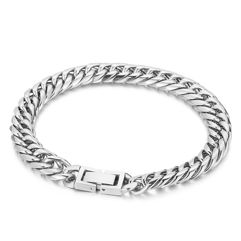  jewelry clasp multi-color titanium bracelet for men