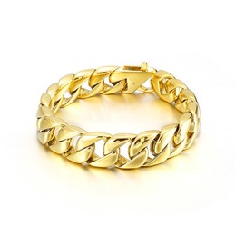 titanium Black Men's Bracelet Men's Chain