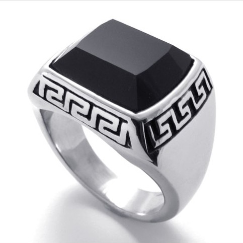 Gem Titanium Ring 20398-£114 - Titanium Jewellery UK