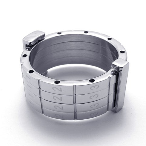 Puzzle Titanium Ring 20686-£149 - Titanium Jewellery UK