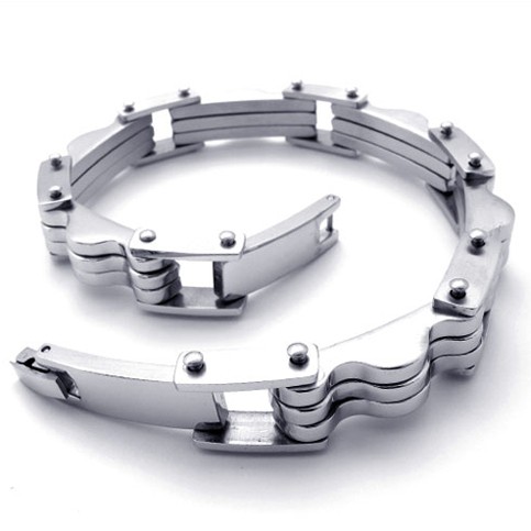 9.1 inch Lovers Titanium Bracelet 20427-£128 - Titanium Jewellery UK