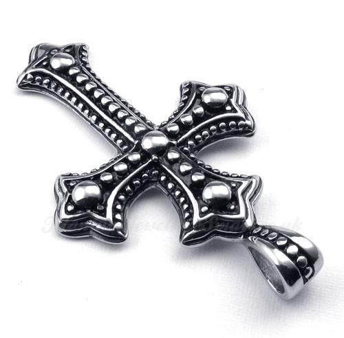 Titanium Cross Pendant Necklace (Free Chain)-£75 - Titanium Jewellery UK
