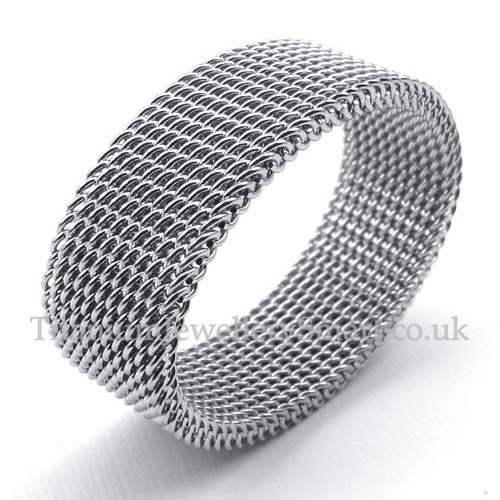 Titanium Net Ring-£51 - Titanium Jewellery UK