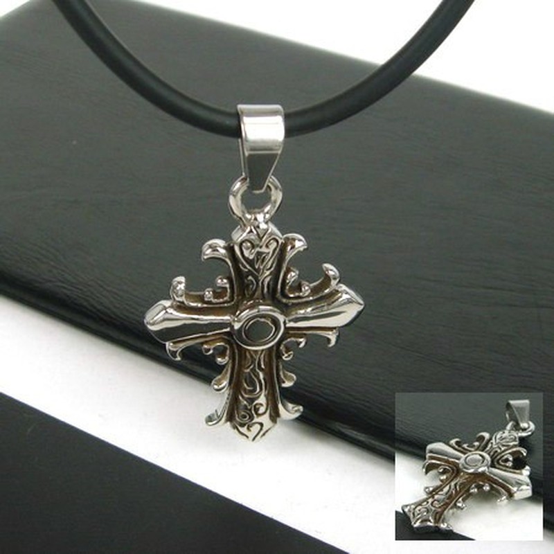 Man Exclusive Cross Titanium Steel necklace Gift-New