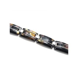 Men's Boys Pure Titanium Rubber Bracelet Charm Bangle
