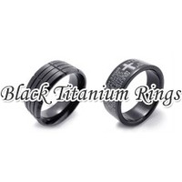 Black Titanium Rings