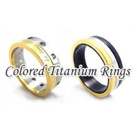 Colored Titanium Rings