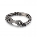 Fashion tide men's titanium emperor chain bracelet 