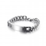 Fashion bend brand men's titanium bracelet